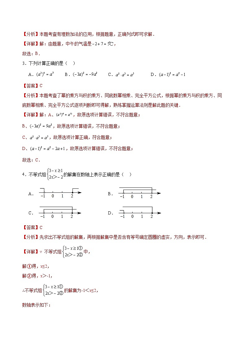 数学（湖北卷）（全解全析）第2页