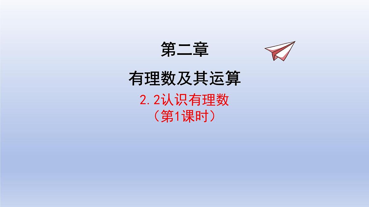 2.2认识有理数---=+ 第1课时- 有理数 随堂课件 2024-2025学年 鲁教版五四制（2024）数学六年级上册第1页