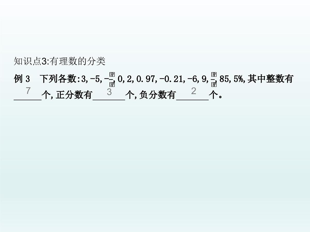 2.2认识有理数---=+++ ++第1课时- 有理数 随堂课件 2024-2025学年 鲁教版五四制（2024）数学六年级上册第7页
