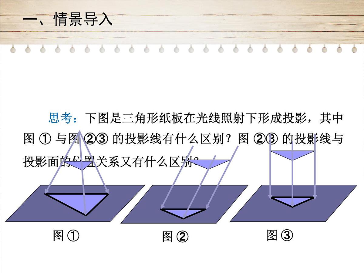 人教版九年级数学下册29.1  投影第二课时课件第2页