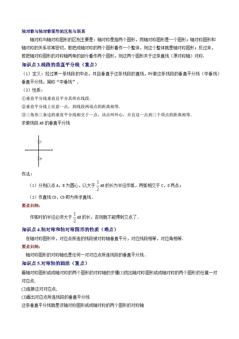 第11讲 轴对称（5个知识点+10个考点）原卷版第2页