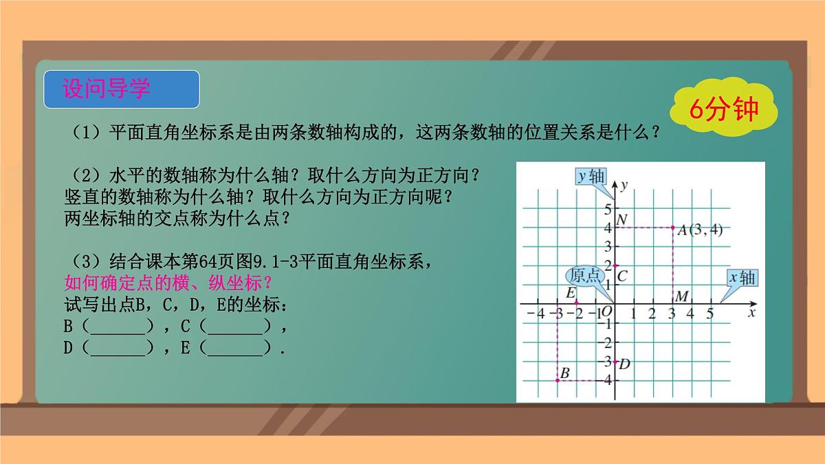 初中 数学 人教版（2024）七年级下册9.1.1 平面直角坐标系的概念 课件第8页