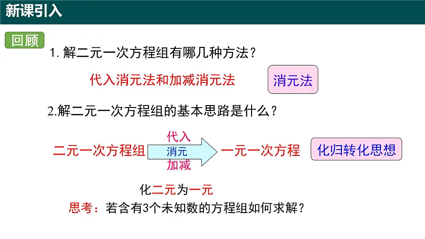 9.4 三元一次方程组（同步课件）-2024-2025学年六年级数学下册（沪教版五四制2024）第3页