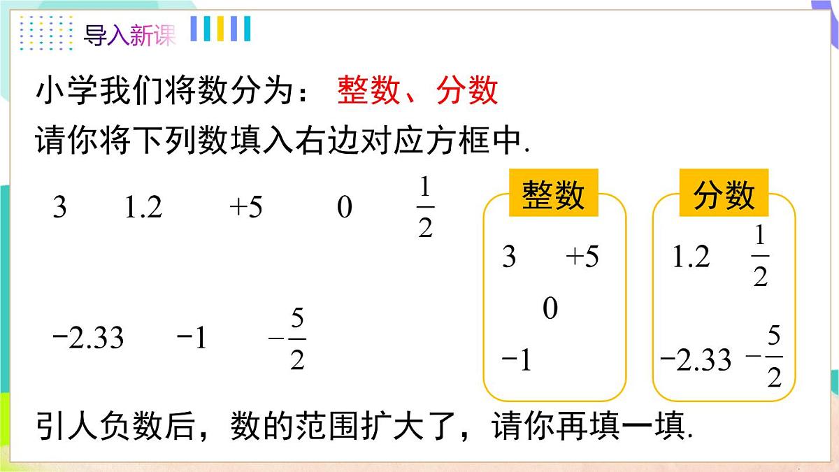 1.1 第2课时 有理数的分类第4页
