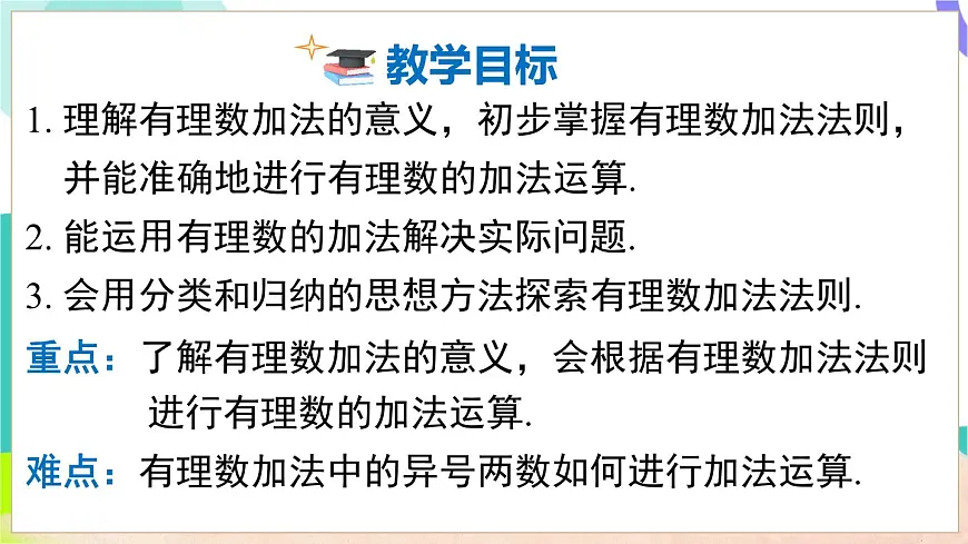 1.4.1 第1课时 有理数的加法第3页