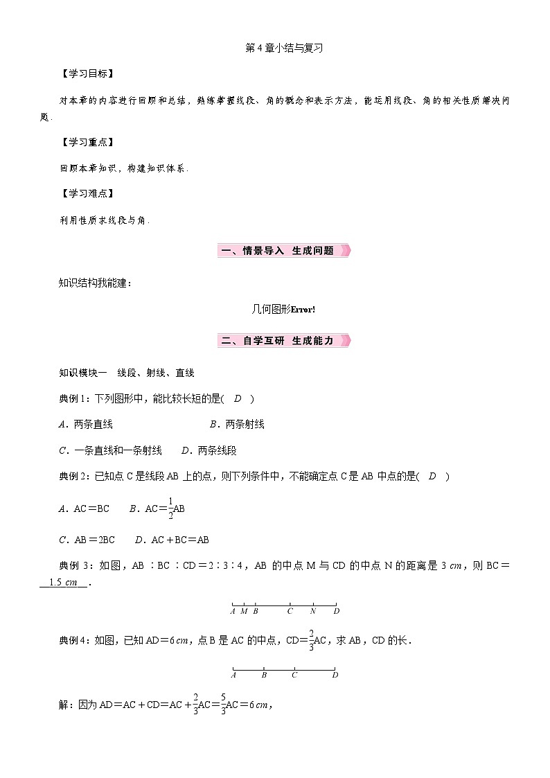 第4章小结与复习第1页