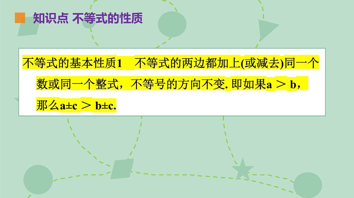 苏科版（2024）数学七年级下册 11.1.2 不等式的性质（同步系列）-课件第6页