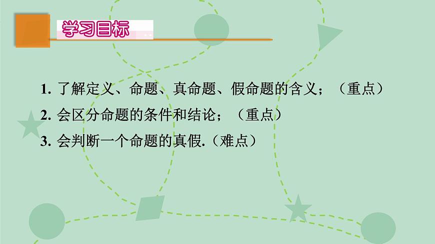 苏科版（2024）数学七年级下册 12.1-12.2 定义、命题（同步系列）-课件第2页