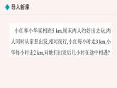 數(shù)學(xué)冀教版（2024）七年級(jí)上冊(cè) 5.4.2 用一元一次方程解決行程問題與工程問題  課件