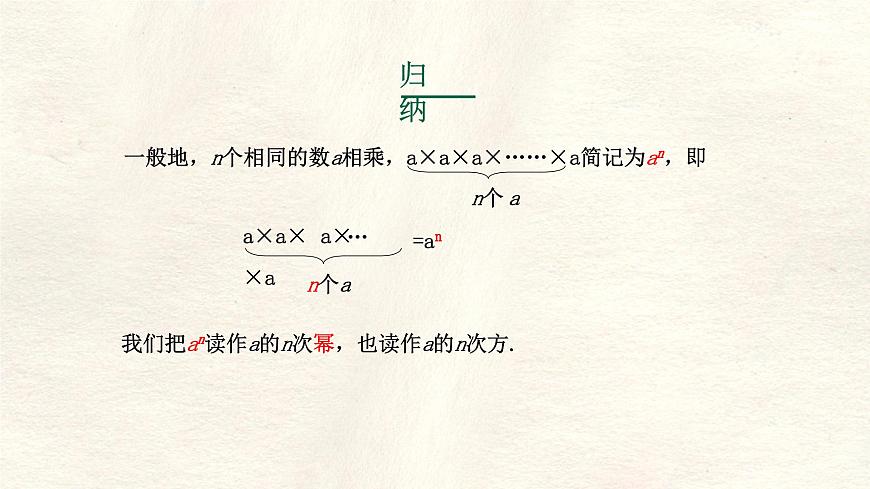 数学冀教版（2024）七年级上册 1.10 有理数的乘方  课件第7页