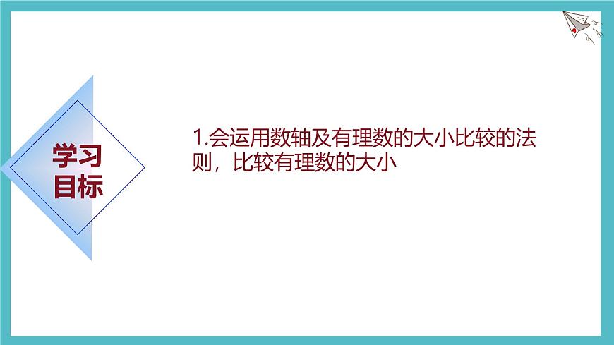 数学冀教版（2024）七年级上册 1.4有理数的大小 课件第2页