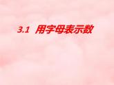 數(shù)學(xué)冀教版（2024）七年級上冊 3.1 用字母表示數(shù)   課件