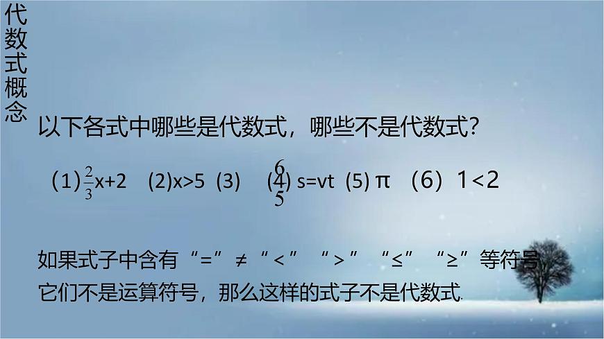 数学冀教版（2024）七年级上册 3.2 代数式 课件第6页