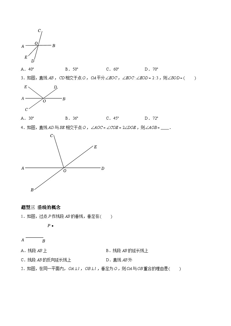 6.3 相交线 （5大题型提分练）（原卷版）docx第2页