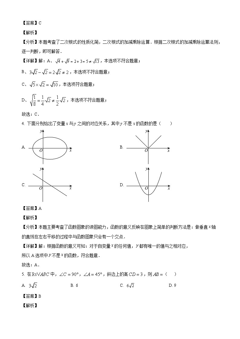 湖北省武汉市粮道街中学2024-2025学年下学期5月月考八年级 数学试卷（含解析）第2页