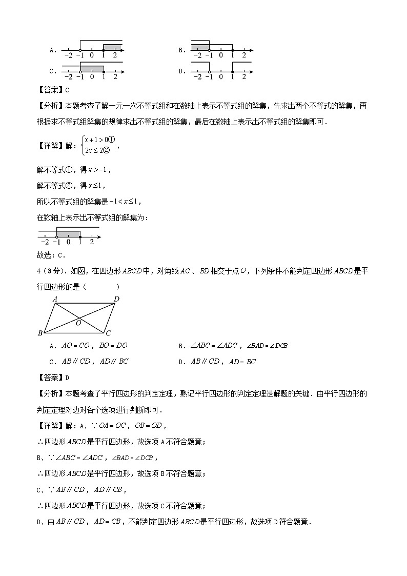 2024-2025学年度第二学期广东省深圳市八年级期末数学复习试卷解答第2页