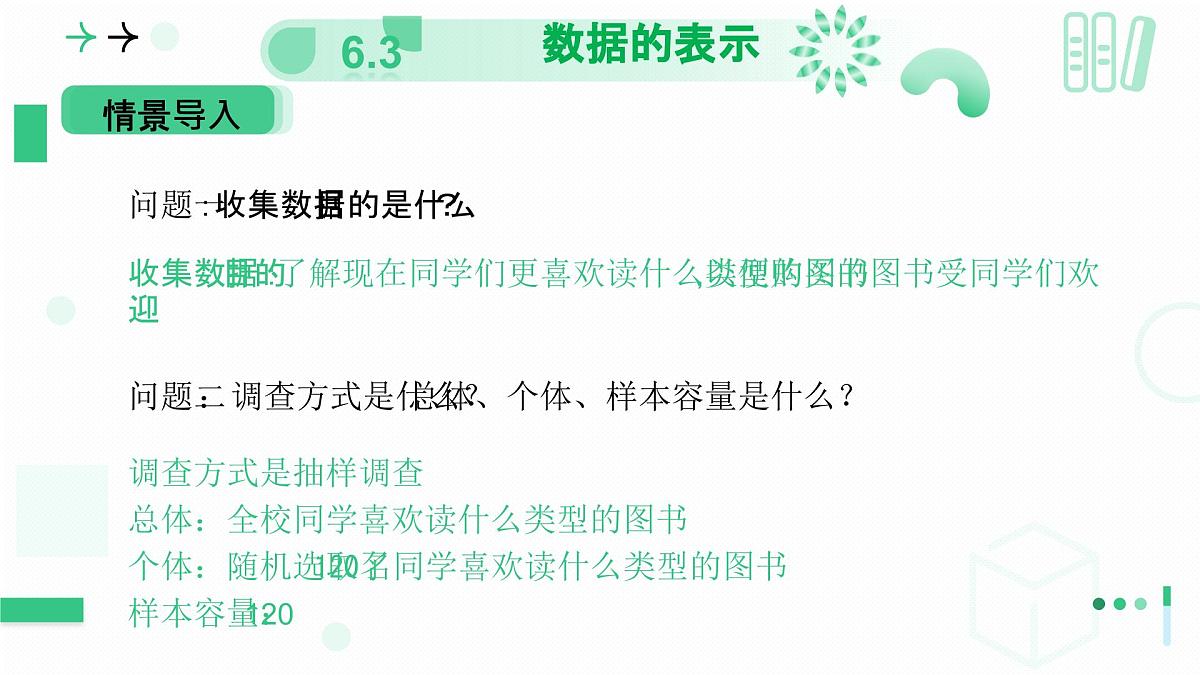 北师大版2024七年级上册数学 6.3数据的表示（第一课时扇形统计图）课件第5页