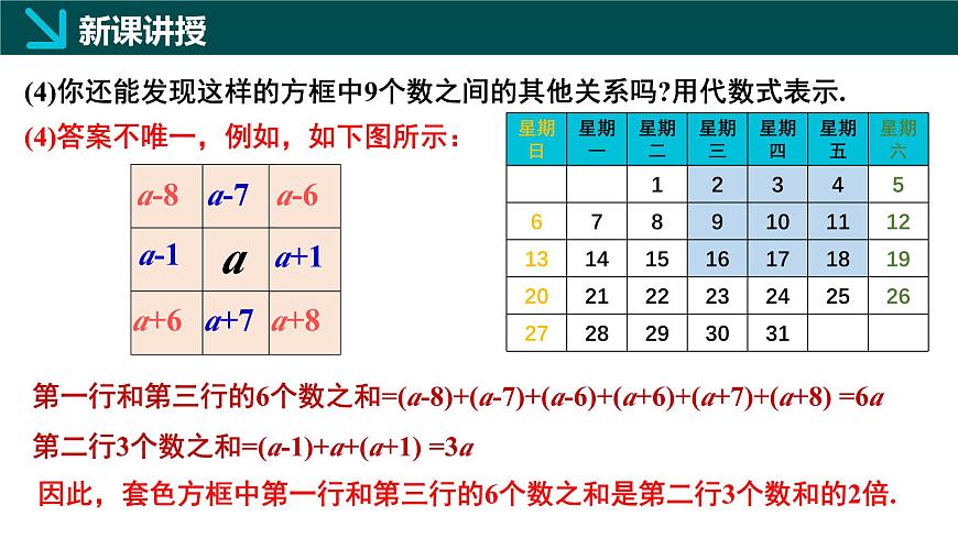 北师大版2024七年级上册数学 3.3探索与表达规律第1课时（同步课件）第8页