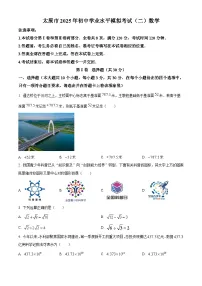 2025年山西省太原市九年级数学二模试卷(中考模拟)