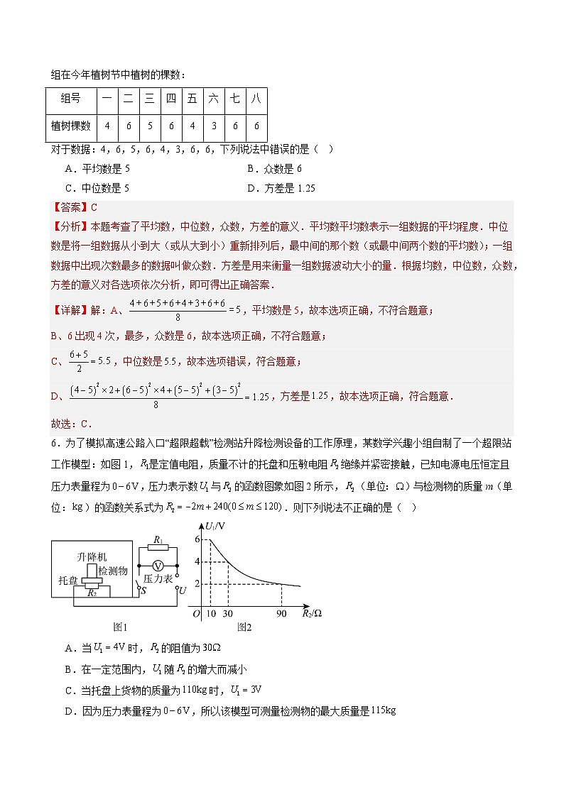2025年中考数学第三次模拟考试卷：数学（江西卷）（解析版）第3页