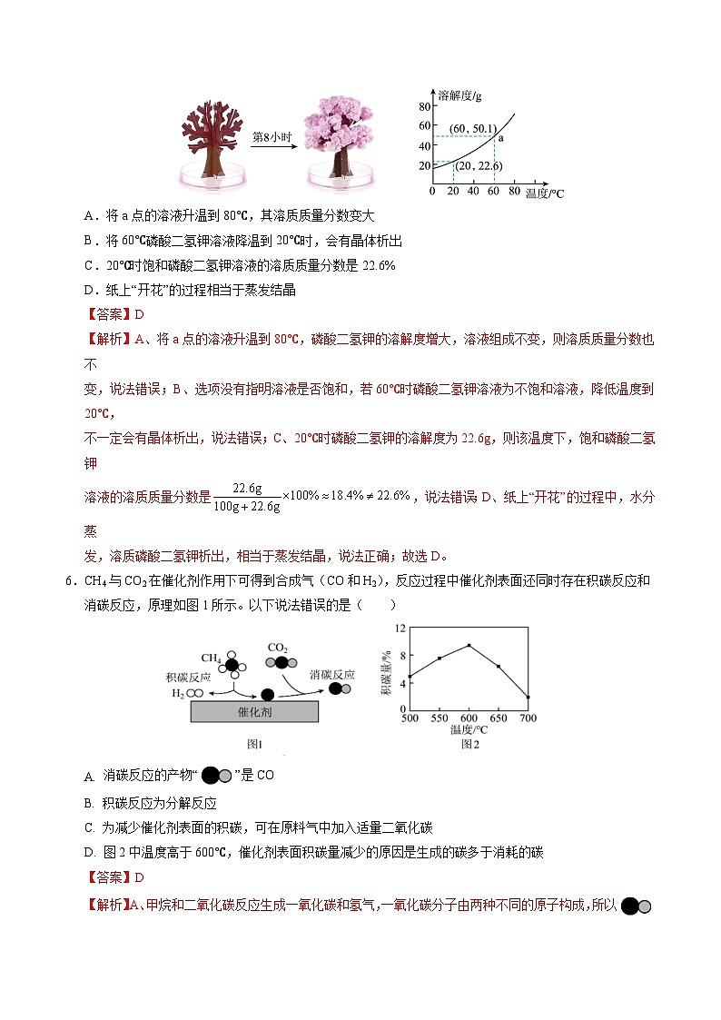 2025年中考数学第三次模拟考试卷：化学（长春卷）（解析版）第3页