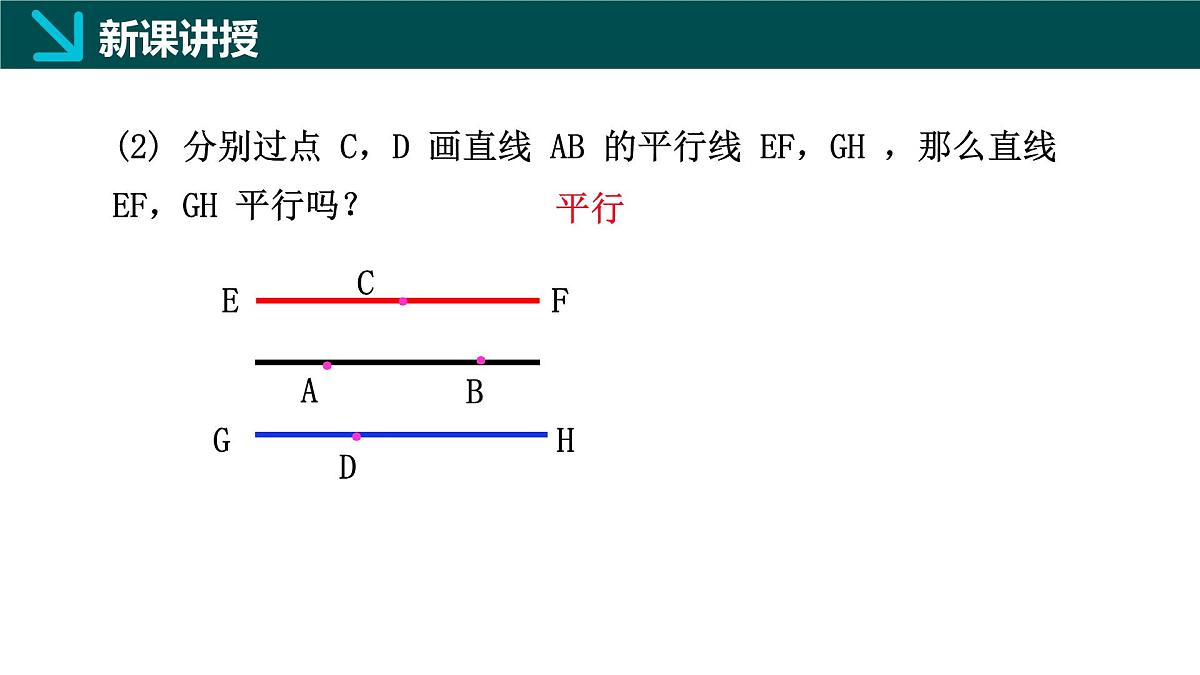 7.3+平行线（同步课件）2025学年七年级数学下册同步精品课堂（冀教版2024）第8页