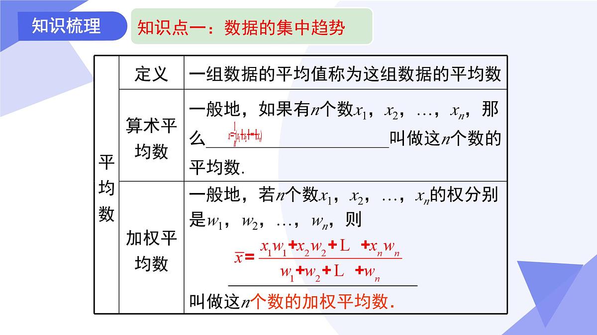专题05+数据的初步分析（2思想+专题突破+4易错）2025学年八年级数学下学期期末考点大串讲 课件第4页