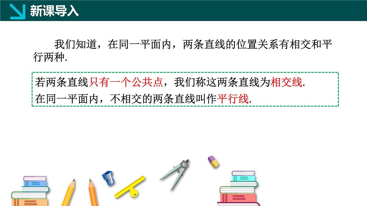 7.2.1+相交线（同步课件）2025学年七年级数学下册冀教版2024第3页