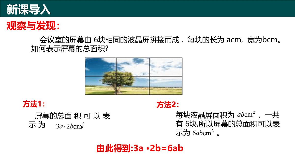 10.2整式的乘法（第1课时+单项式与单项式相乘）课件 2025学年七年级数学下册青岛版第2页