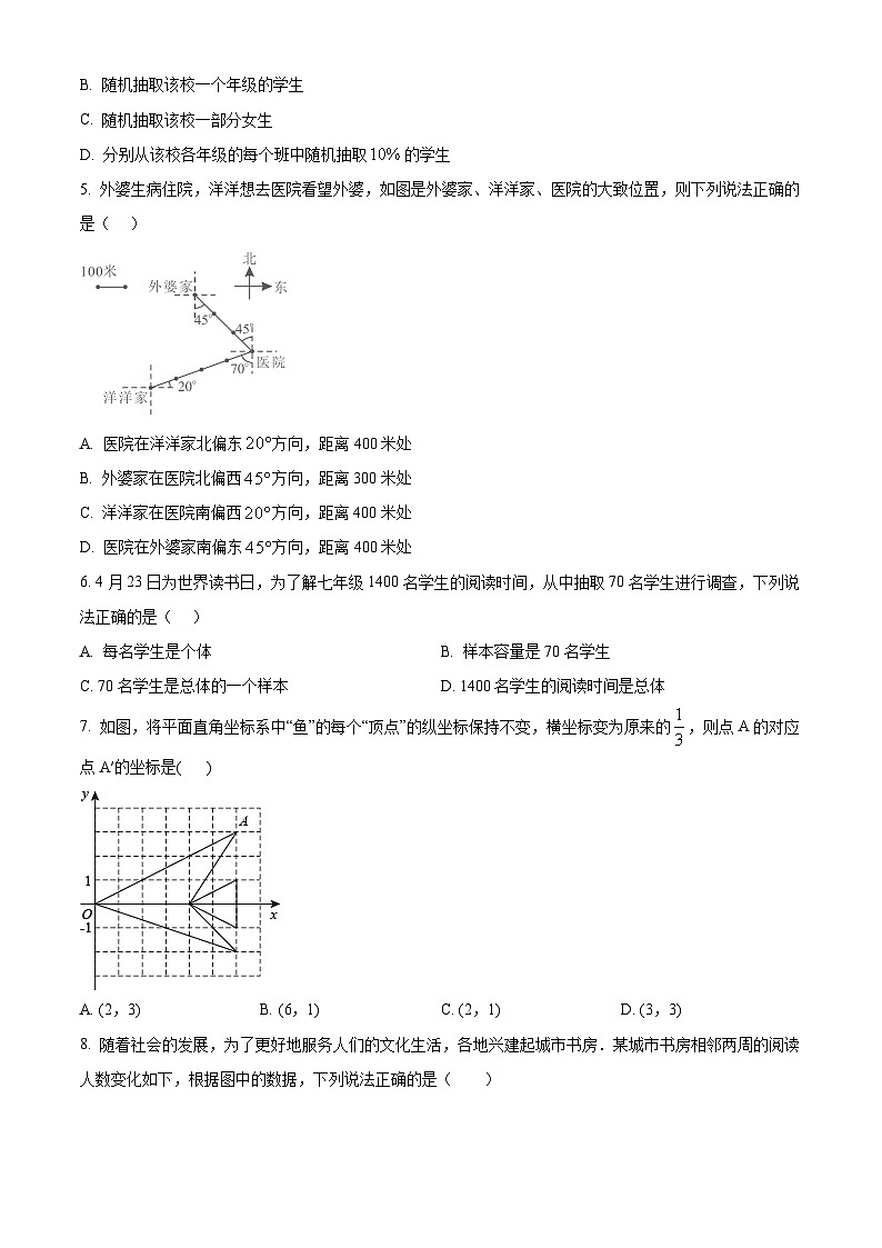 河北省邯郸市2024——2025学年下学期期中考试八年级数学试题（原卷版）第2页