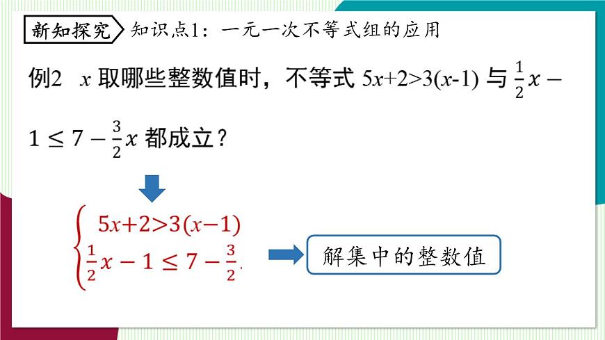 人教版数学（2024）七年级下册11.3一元一次不等式组课时2 PPT课件第6页