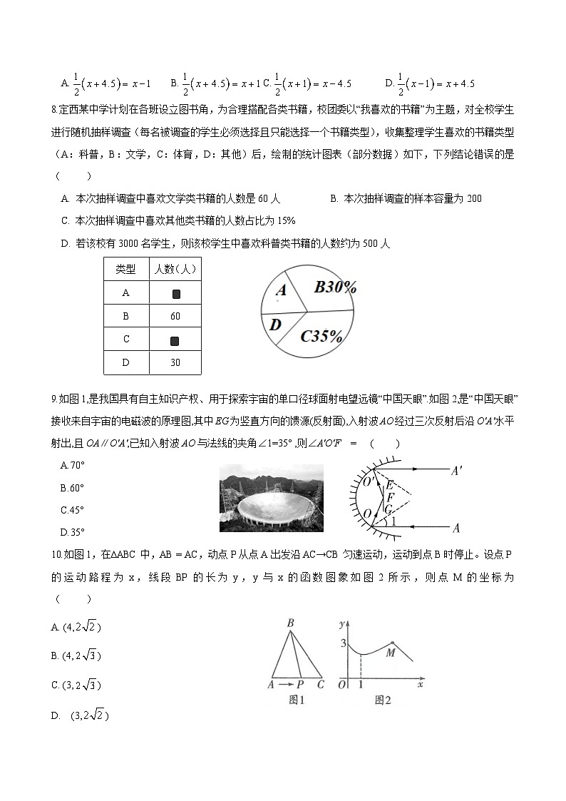 甘肃省定西市安定区城区三校联考2025年九年级下学期中考三模数学试卷(含图片答案)第2页