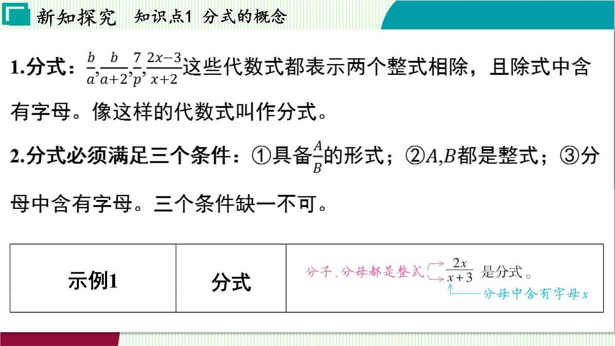 浙教版数学2024七年级下册 5.1 分式的意义 PPT课件第4页
