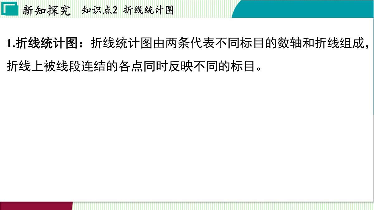 浙教版数学2024七年级下册 6.2 条形统计图和折线统计图 PPT课件第8页