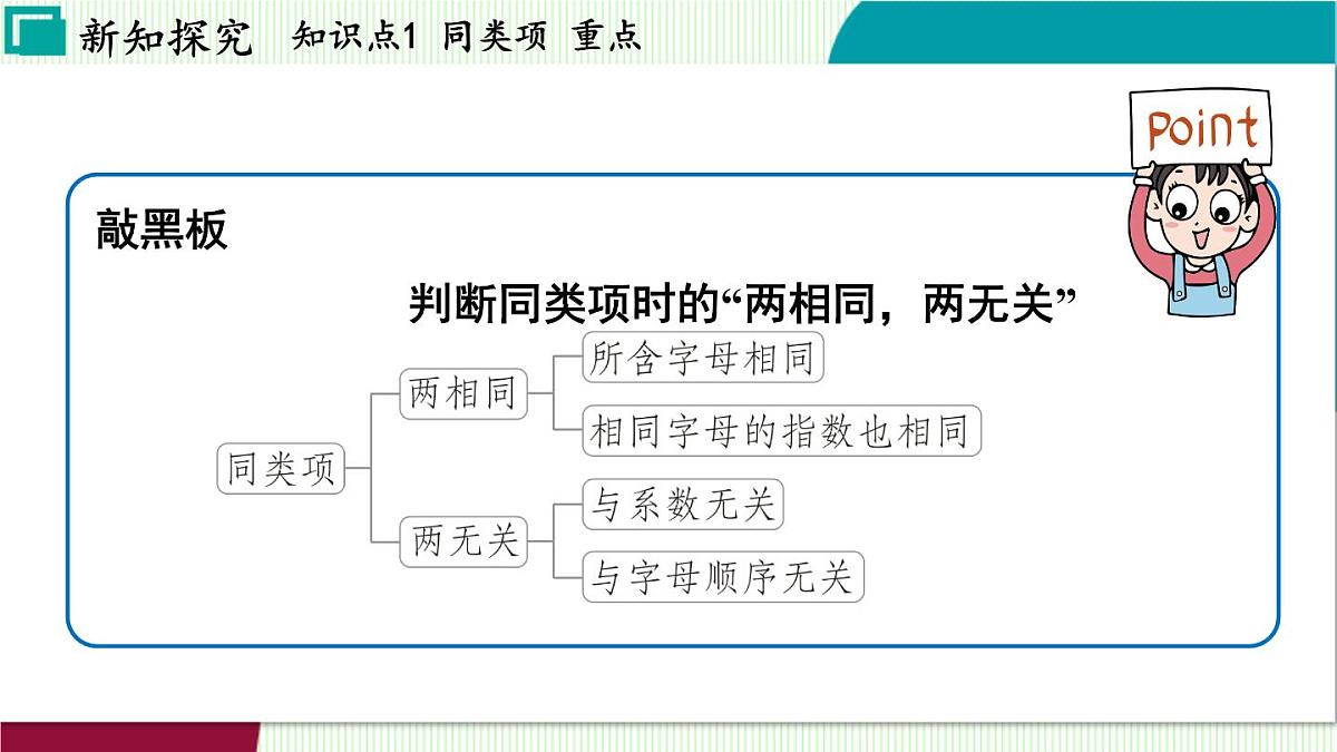 浙教版数学2024七年级上册 4.4 合并同类项 PPT课件第5页