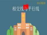 知識點梳理 結(jié)構(gòu)框架課件：新北師大版數(shù)學(xué)七下 第二章相交線與平行線