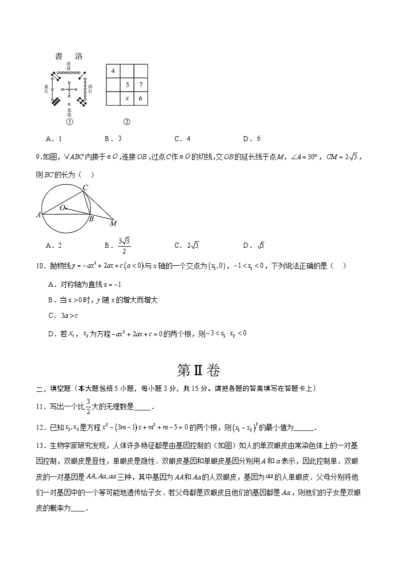 2025年中考考前押题最后一卷：数学（湖北卷）（考试版）第3页