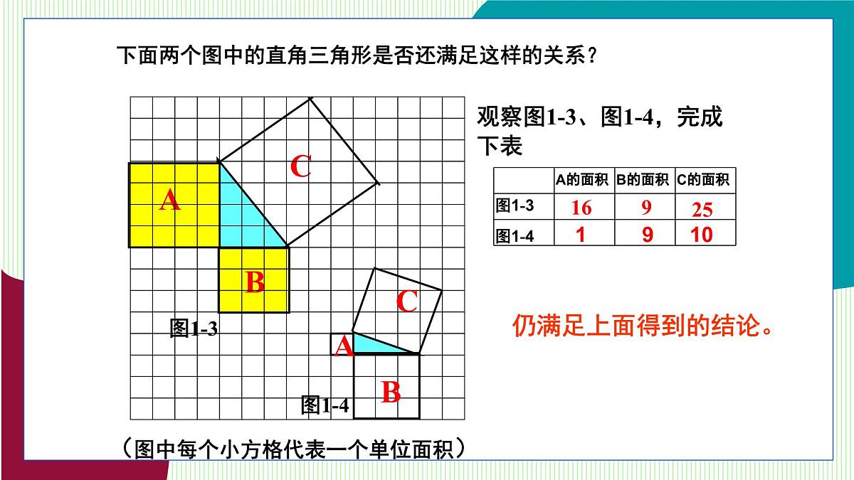 鲁教版（五四学制）数学2024 七年级上册 3.1探索勾股定理 （第1课时 勾股定理） PPT课件第8页