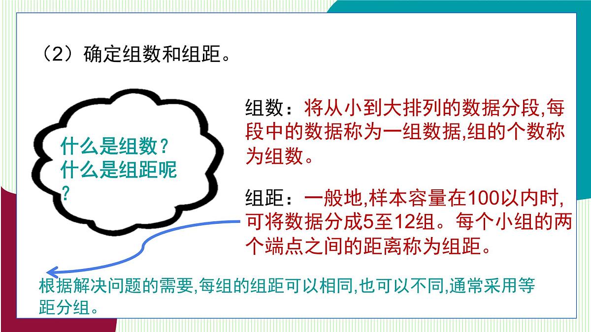 青岛版数学2024七年级下册 7.3 数据的描述（第3课时 频数直方图） PPT课件第6页