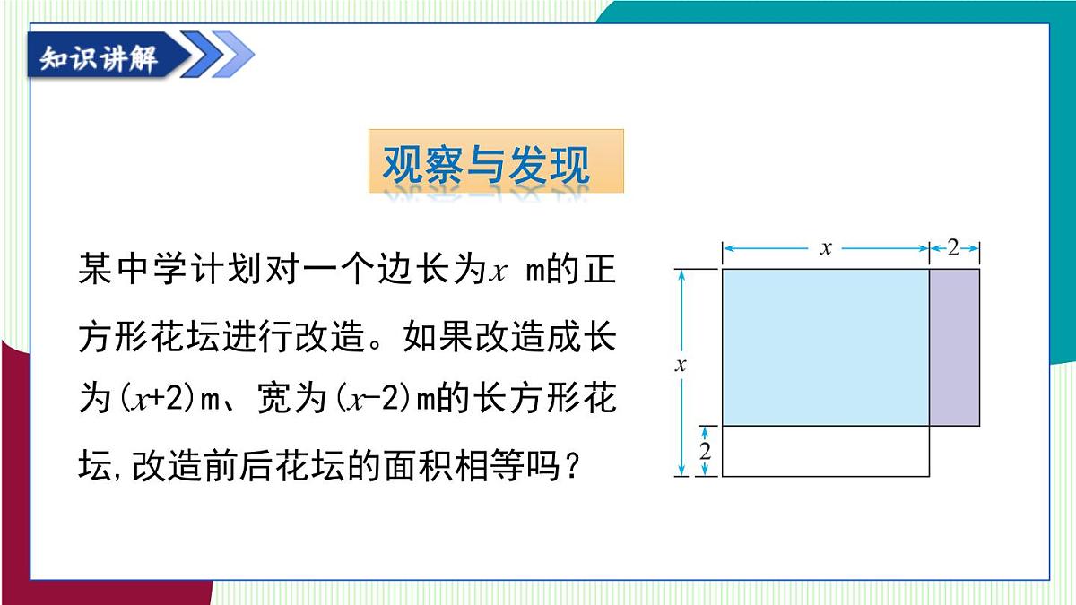 青岛版数学2024七年级下册 10.3 乘法公式 第1课时 平方差公式 PPT课件第4页