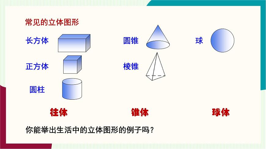湘教版数学2024七年级上册   4.1立体图形与平面图形 PPT课件第7页