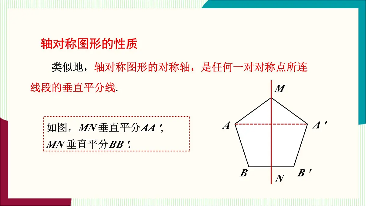 湘教版数学2024七年级下册 5.1.2 轴对称 PPT课件第8页