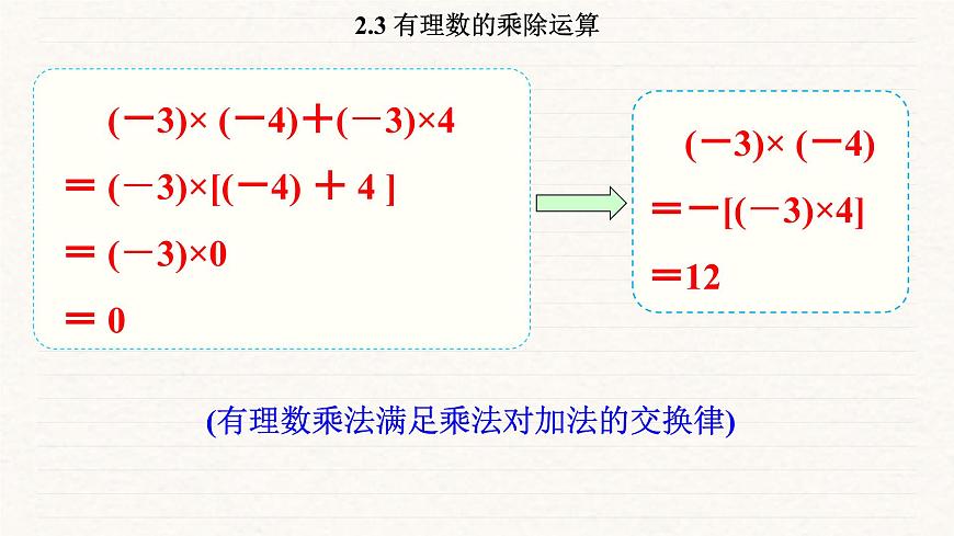 北师大版（2024）七年级数学上册 2.3 有理数的乘除运算（课件）第8页