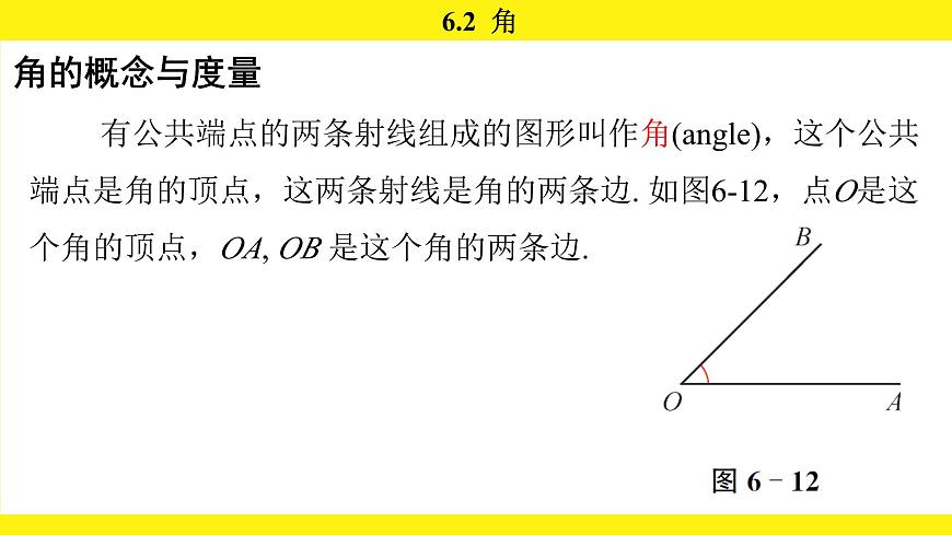 苏科版（2024）数学七年级上册 6.2 角 （课件）第5页