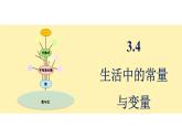 青島版（2024）七年級數(shù)學(xué)上冊 3.4 生活中的常量與變量 （課件）