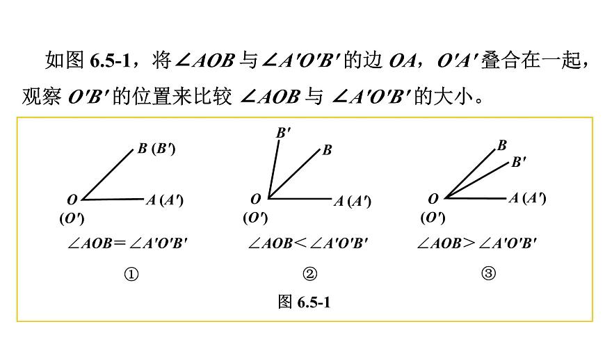 青岛版（2024）七年级数学上册 6.5 角的比较与运算 （课件）第6页