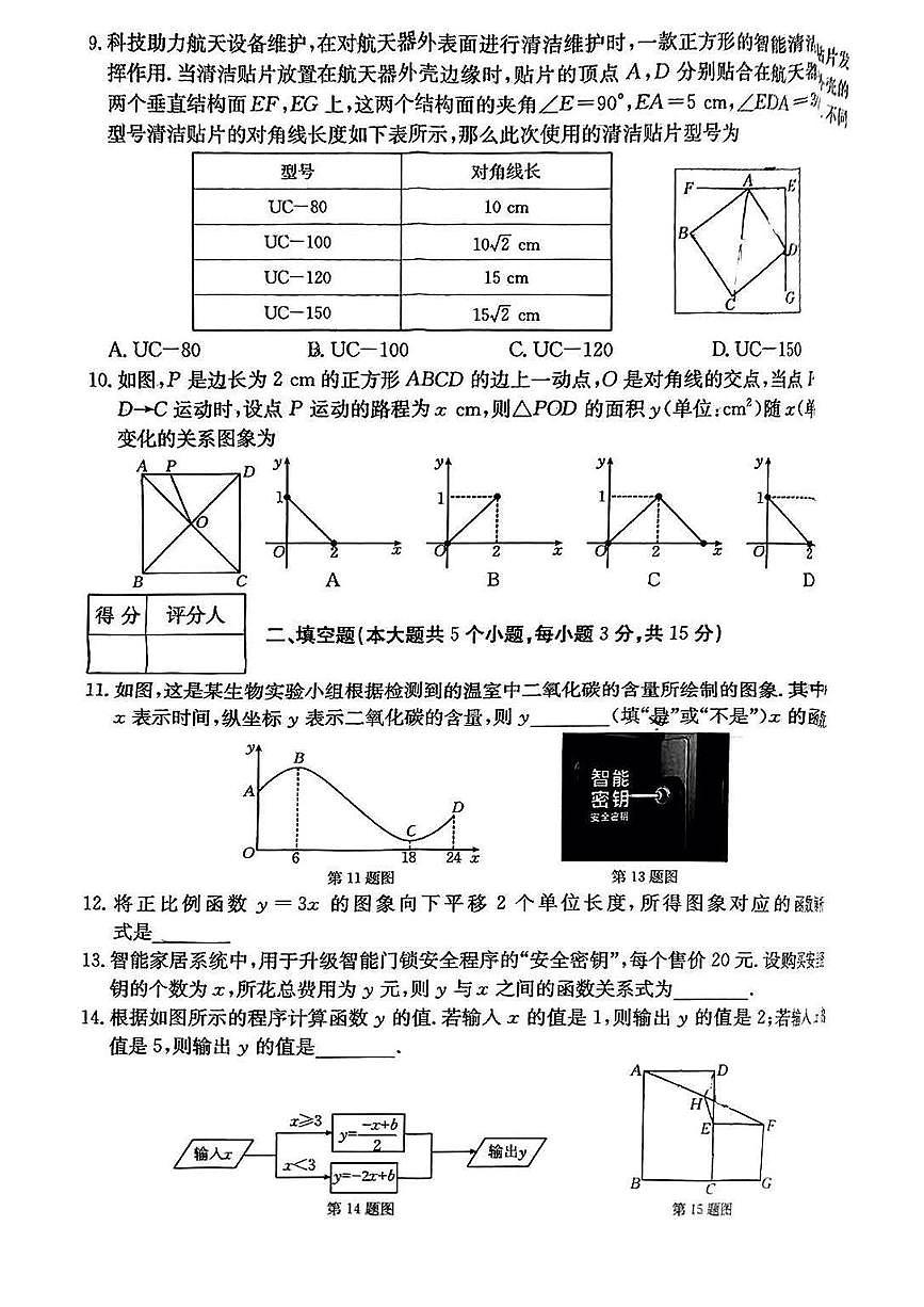 山西省吕梁市临县2024-2025学年八年级下学期5月月考数学试题第2页