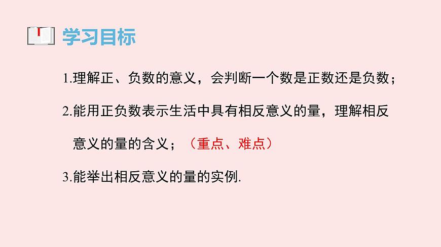 华师大版数学（2024）七年级上册 1.1.1 正数和负数  课件第3页