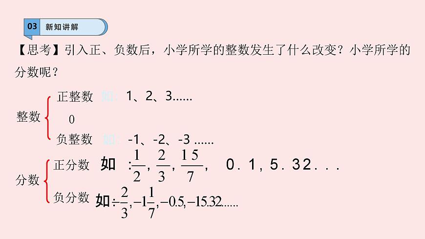 华师大版数学（2024）七年级上册 1.1.2 有理数    课件第6页