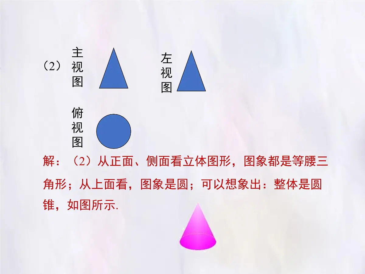 华师大版数学（2024）七年级上册 3.2.2 由视图到立体图形 课件第5页
